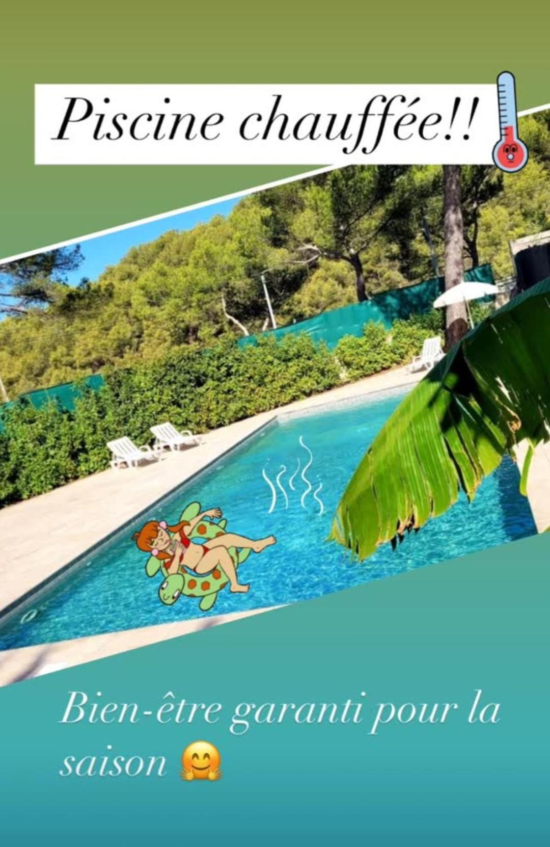 Camping Aux Portes De Cassis Roquefort la Bedoule Bagian luar foto